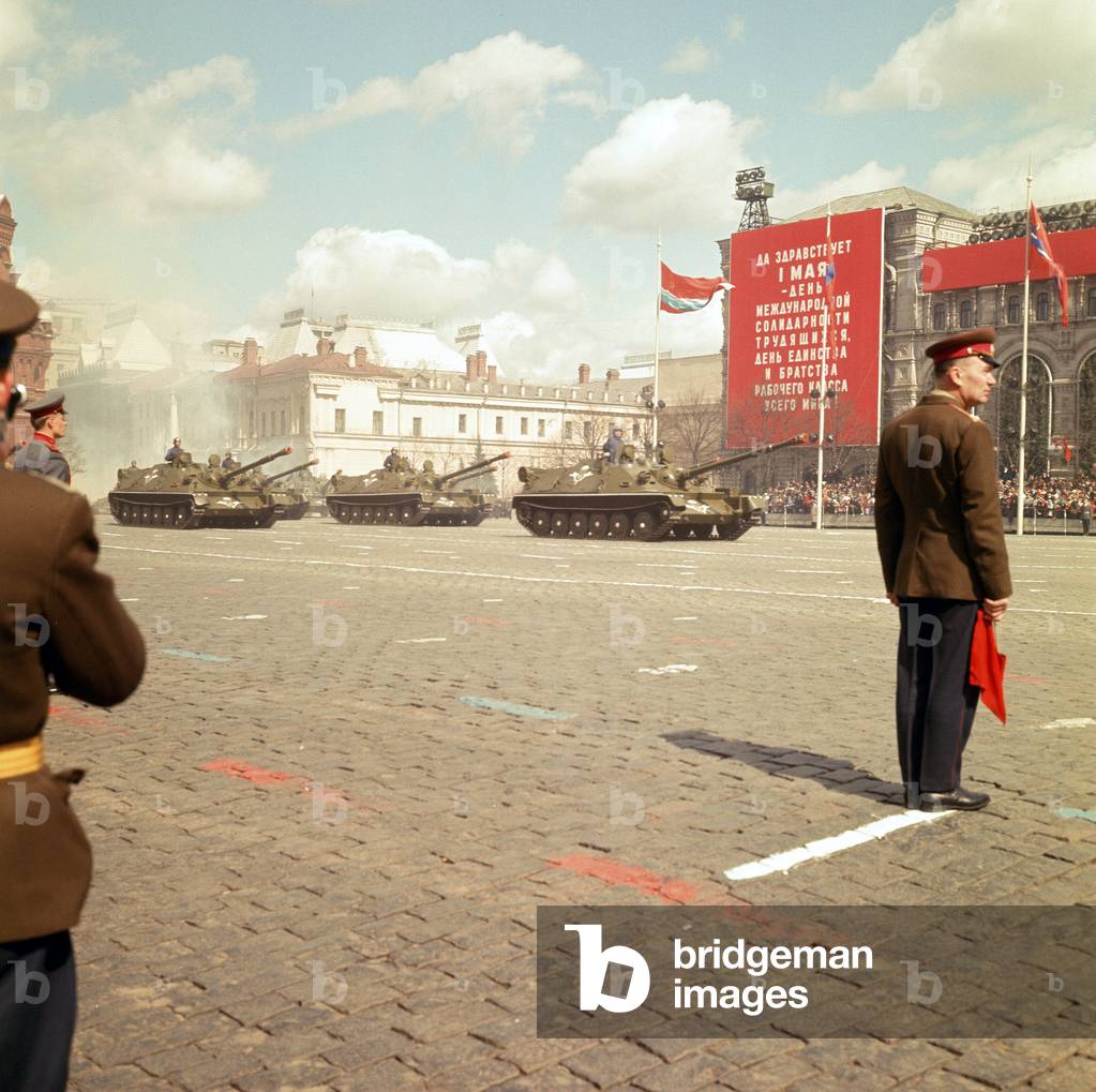 May Day Parade in Red Square, Moscow. 9th May 1967 (photo)