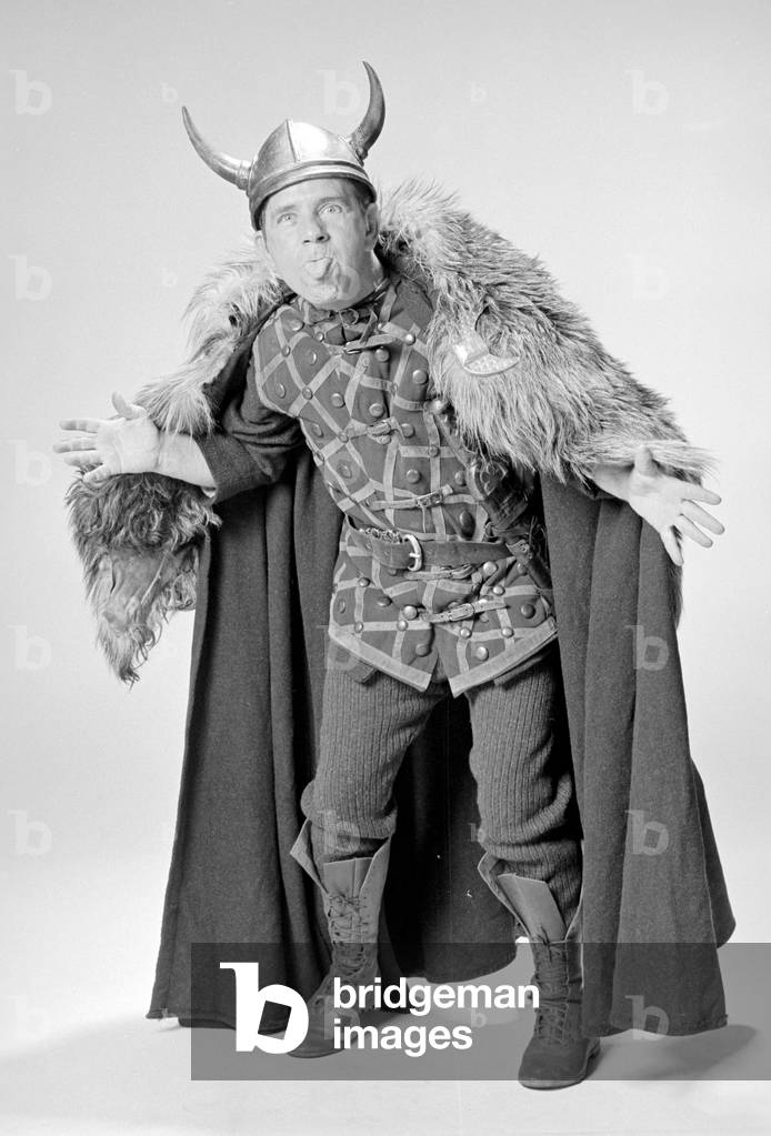 Actor comedian Norman Wisdom in Shakespearen costume , seen here as the King of Denmark July 1976