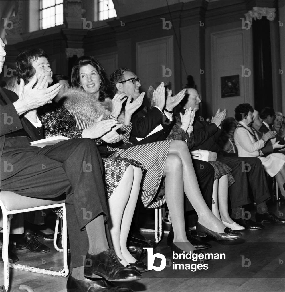 Freedom of Cardiff for Jim Callaghan, March 1975 (b/w photo)