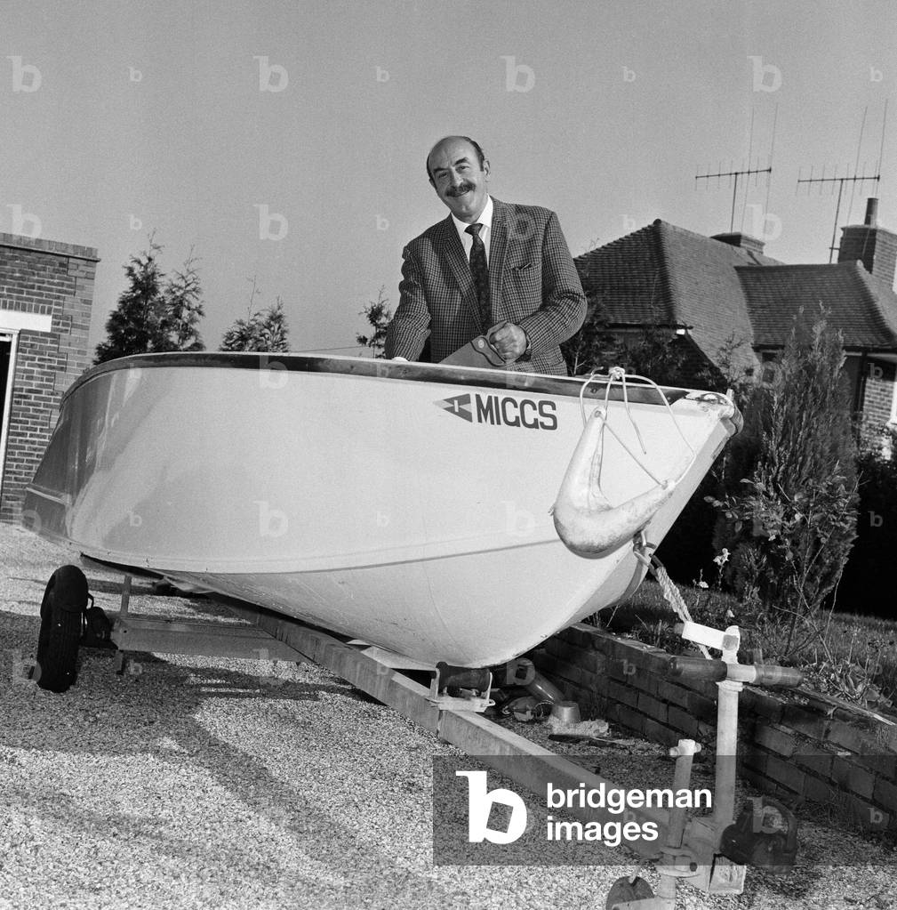 Screenwriter Talbot Rothwell. 6th November 1968 (b/w photo)