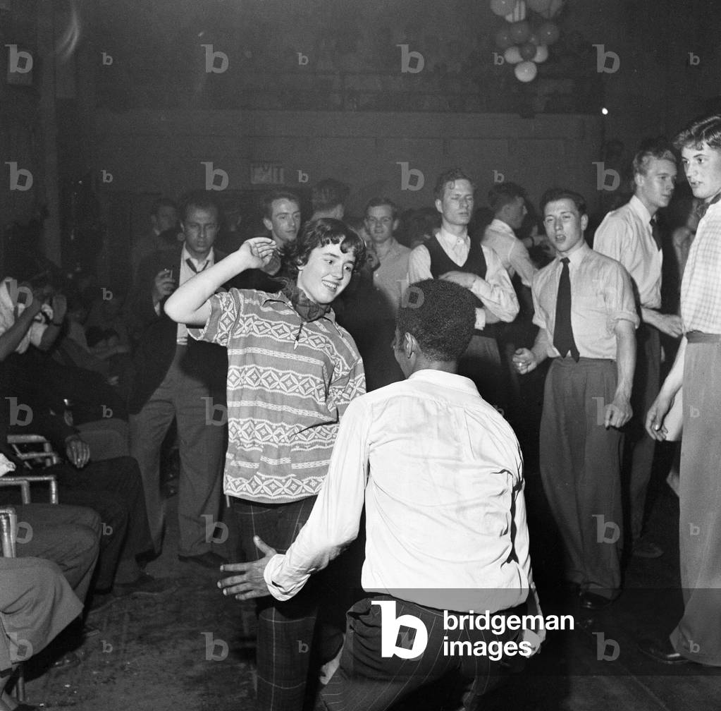 Cambridge University Jazz Club Ball. Cambridge, Cambridgeshire, 11th June 1954 (b/w photo)