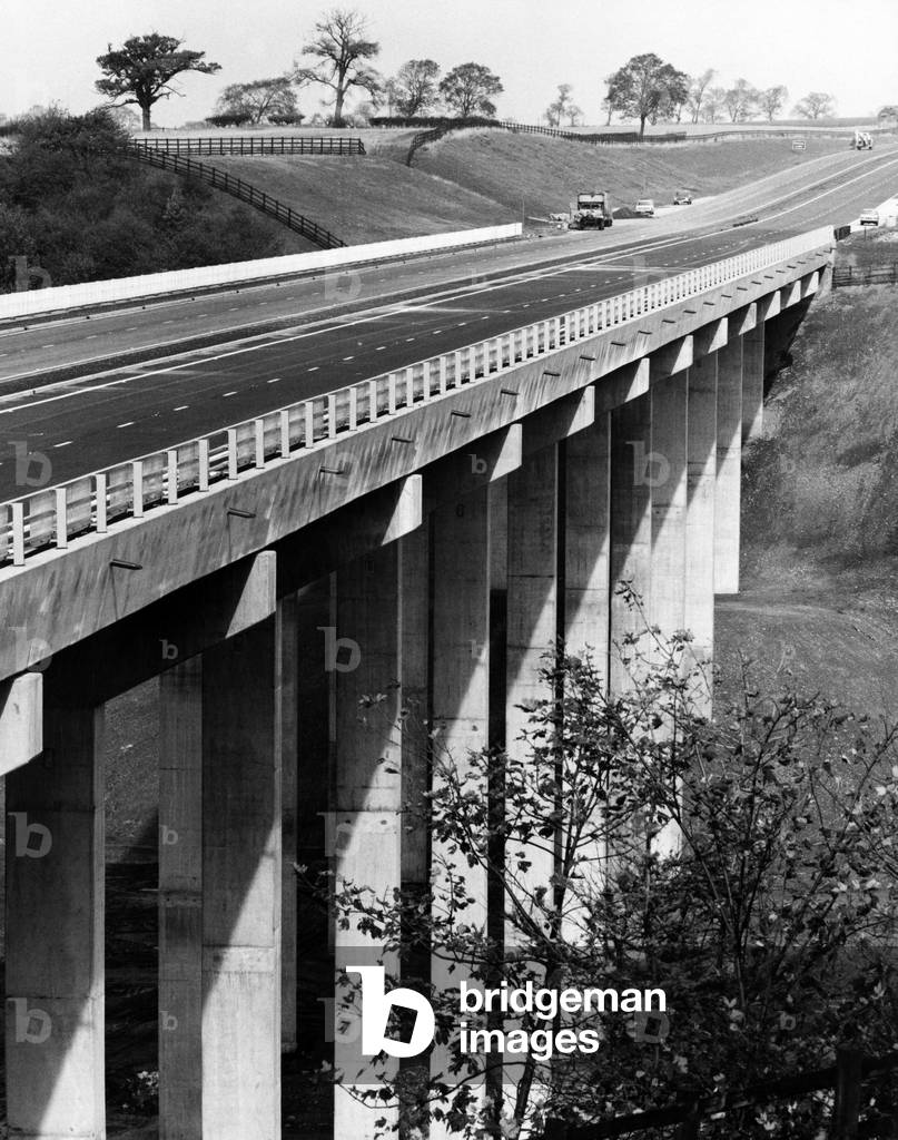 The A19 road, Parkway. 6th November 1976 (b/w photo)