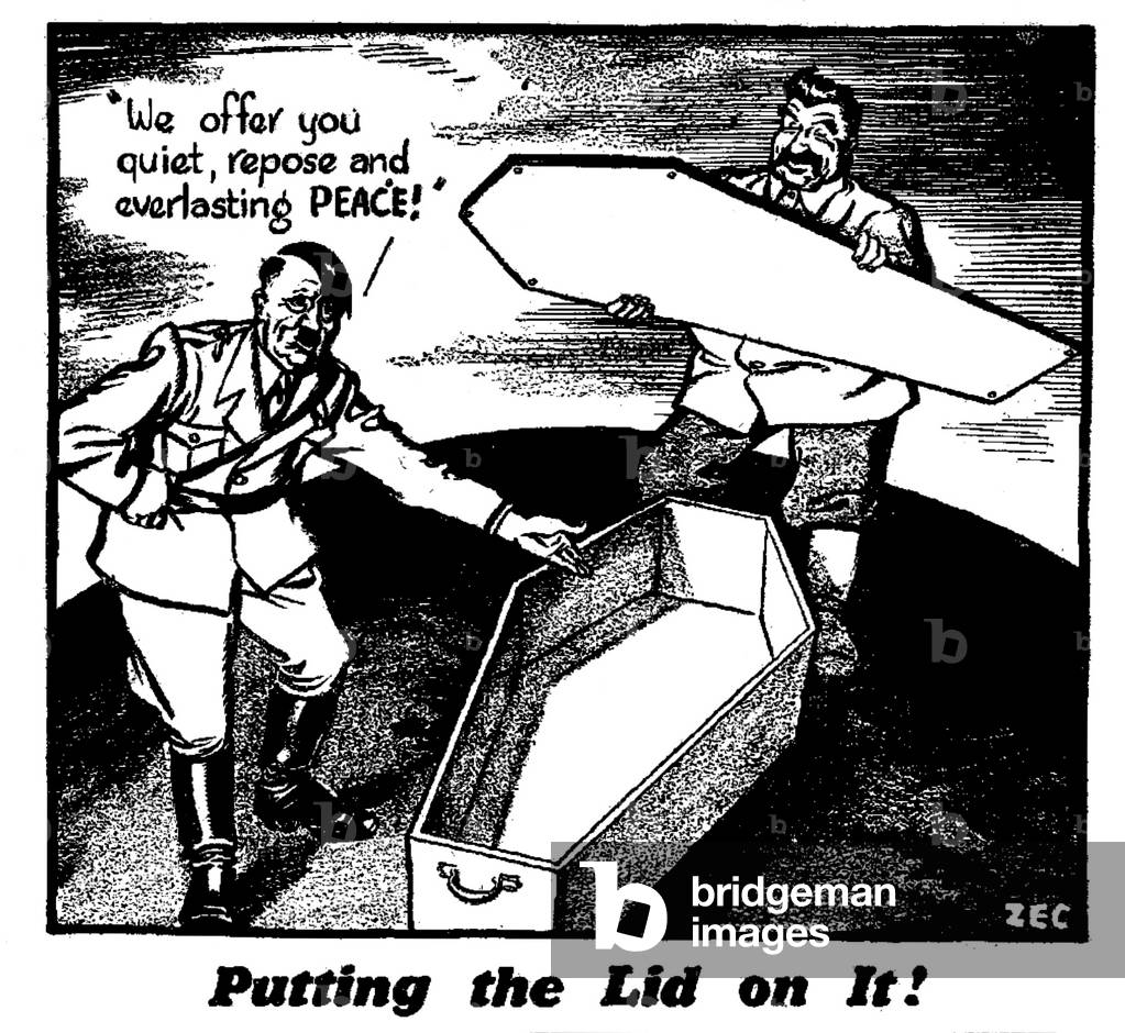 Putting the Lid on It, 2nd October 1939 (b/w illustration)