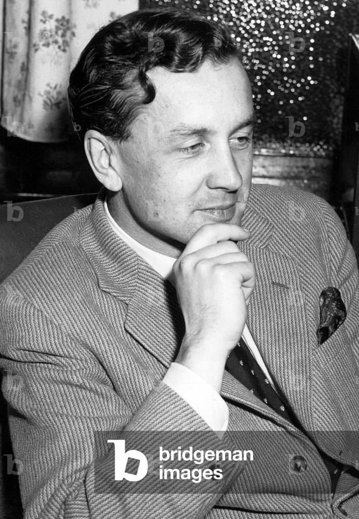 David Lepine, Coventry Cathedral organist. 20th November 1961 (b/w photo)