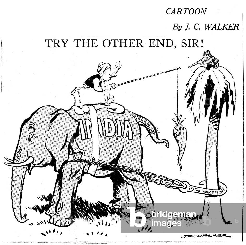JC Walker World War II Cartoon, 'Try the othr end, sir!', c. June 1942 (litho)