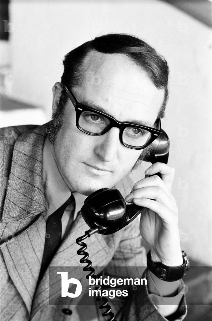 Brian Madeley, Sunday People Sports reporter, May 1971 (b/w photo)