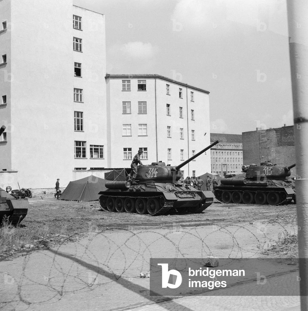 East Berlin scenes 18th August 1961 (b/w photo)