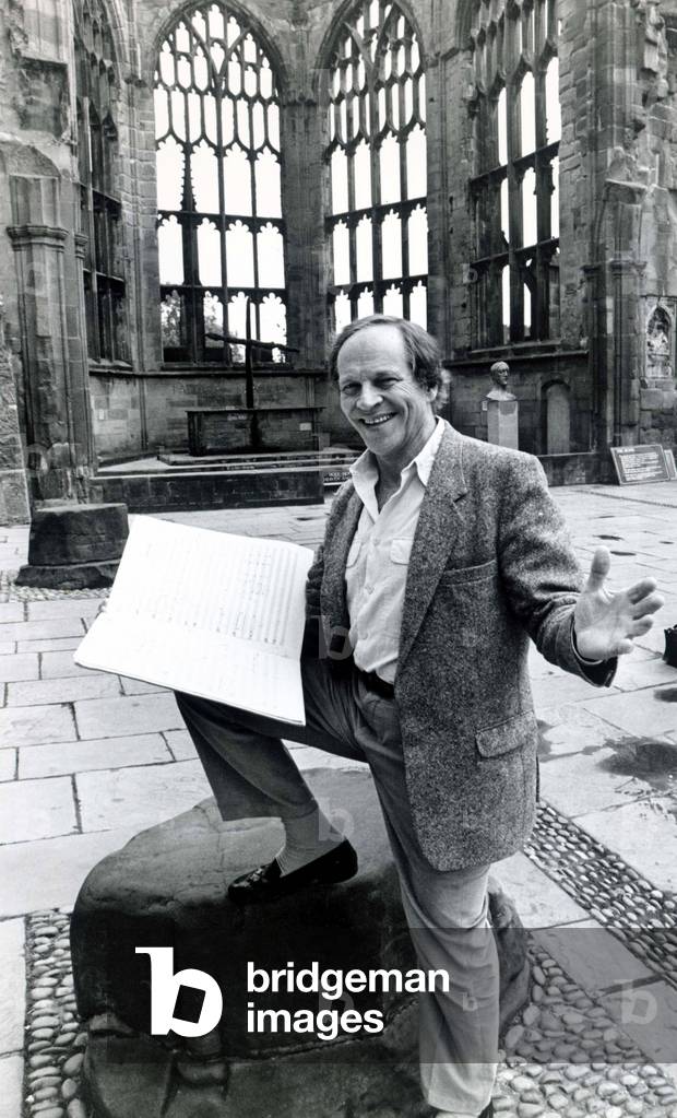 John Dankworth, master of jazz swung into Coventry yesterday for a lightning visit to the cathedral. The m usician, conductor and composer was finalising details of a special jazz concert in September to mark the cathedral's silver jubilee year. He has been asked to write an original composition to celebrate the anniversary of the cathedral. The 20-minute piece called 