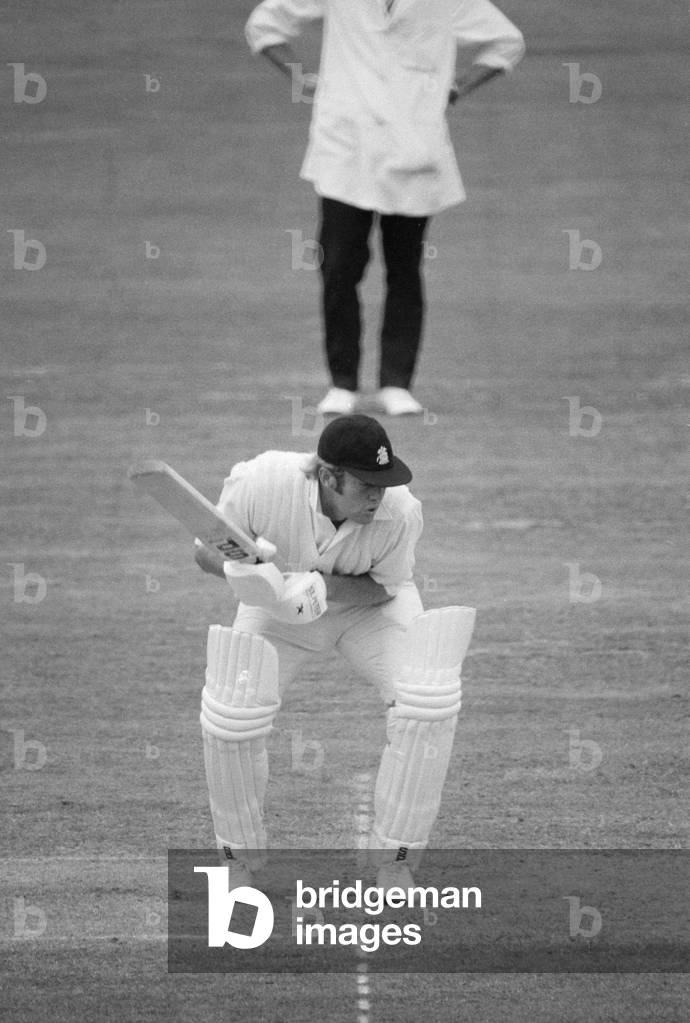 2nd Test: England v West Indies at Lord's, Jun 17-22, 1976 (b/w photo)