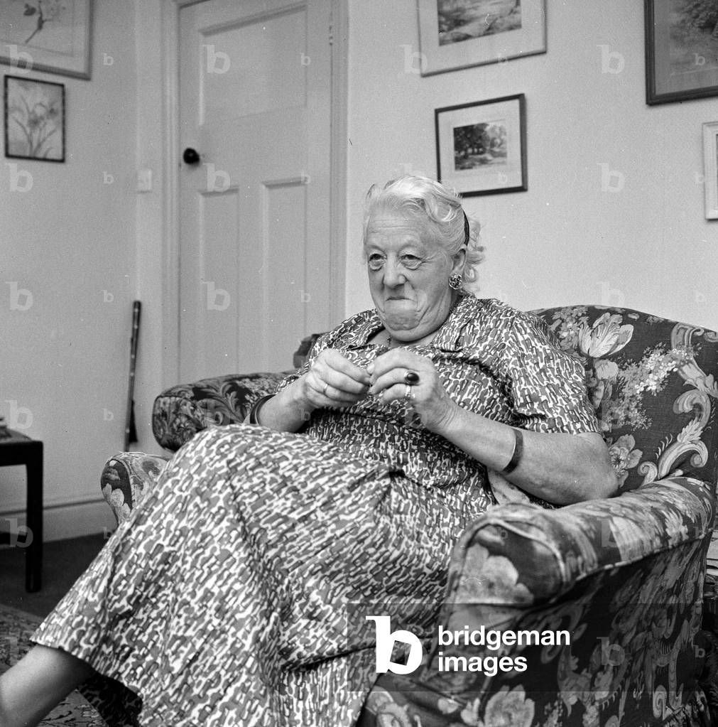 Margaret Rutherford September 1963 Actress
Pictured at home Gerrards Cross Bucks