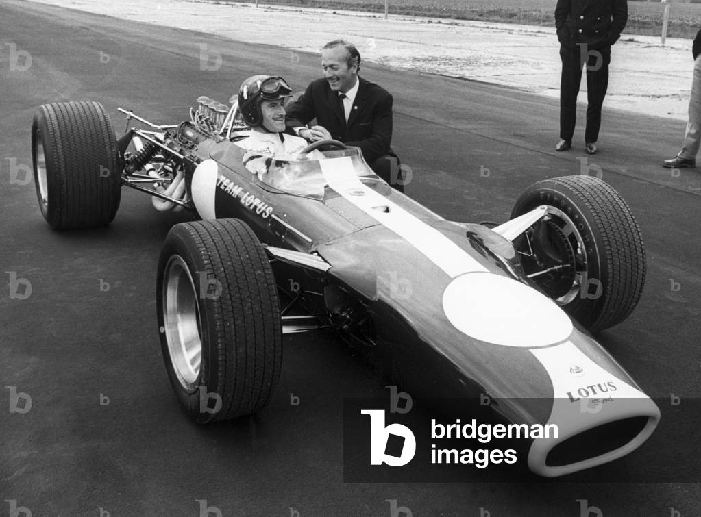 Graham Hill in the new Lotus Grand Prix Car
May 1967