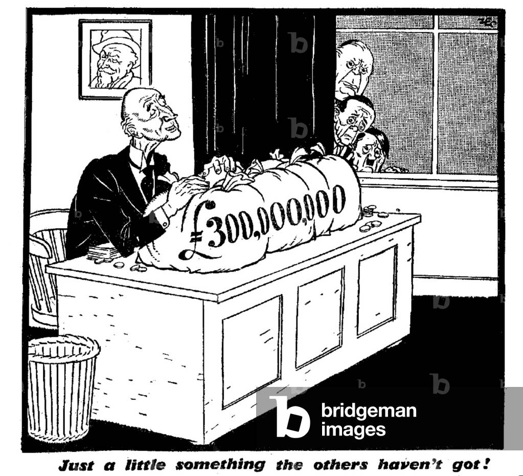 Just a little something the others haven't got!, 13th March 1940 (b/w illustration)