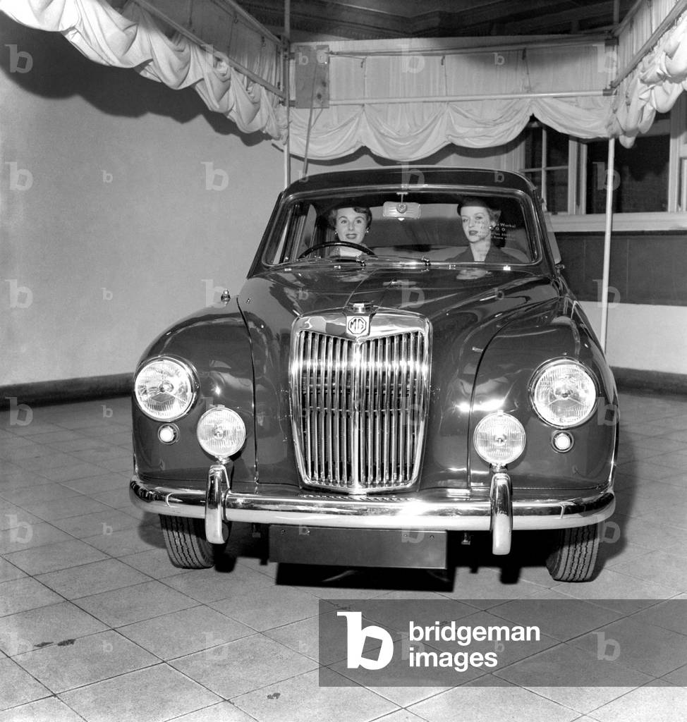 Nuffields have made a new version of the MG Magnette. It is a saloon 1.4 litre car selling at £914
The new Magnette MG. 
October 1953