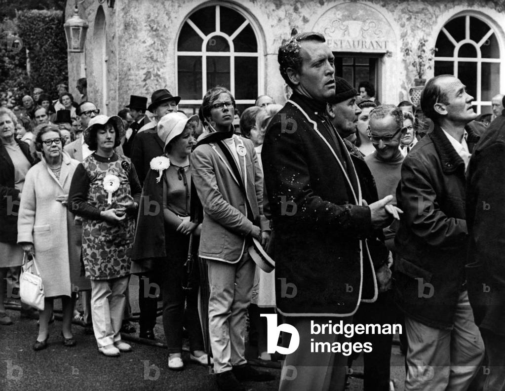 Patrick McGoohan filming. September 1966