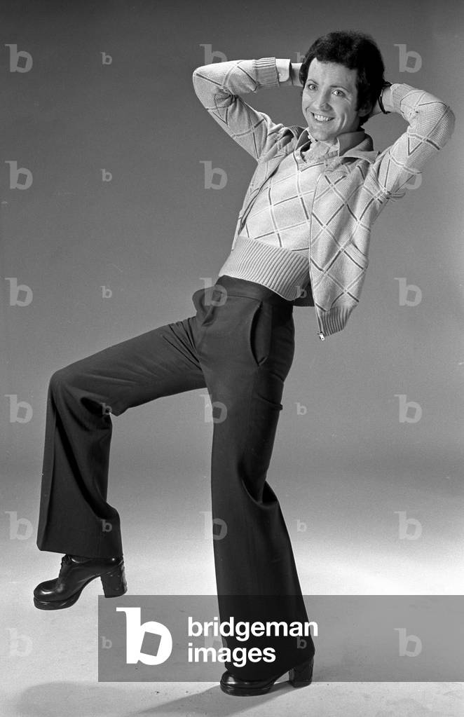 Paul Jaegar seen here modeling the latest mens wear fashions for 1973