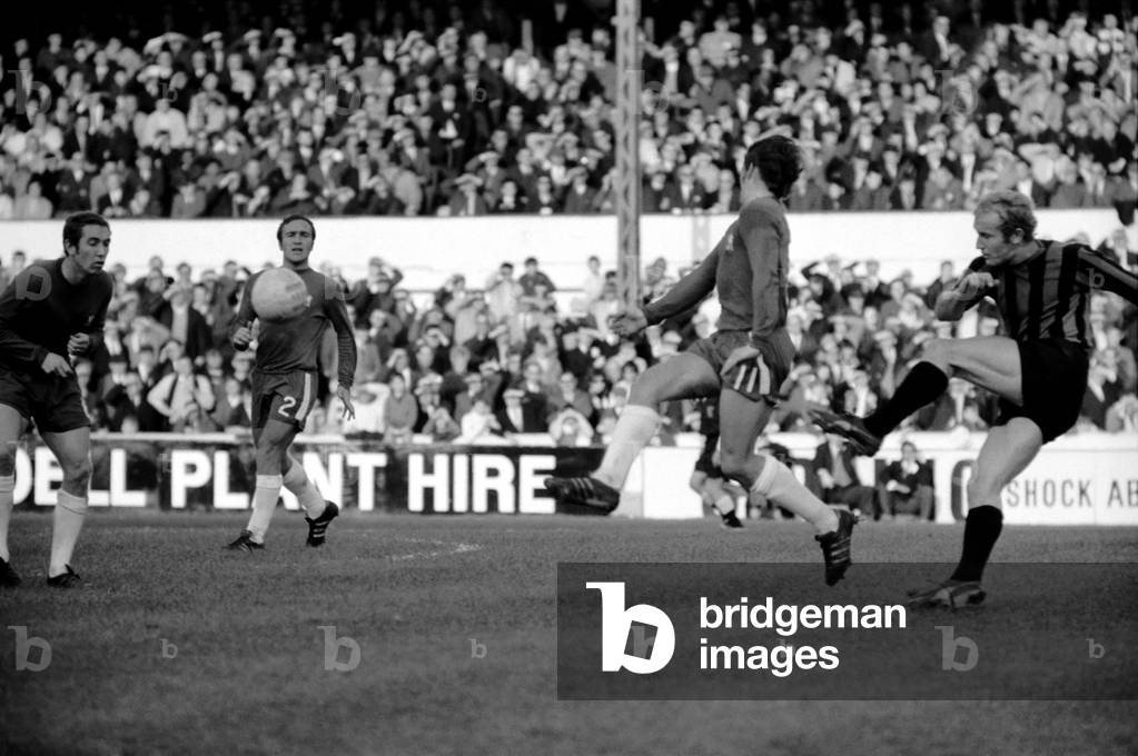 English League Division One match at Stamford BridgeChelsea 1 v Coventry City 0. Action from the match. November 1969 (photo)