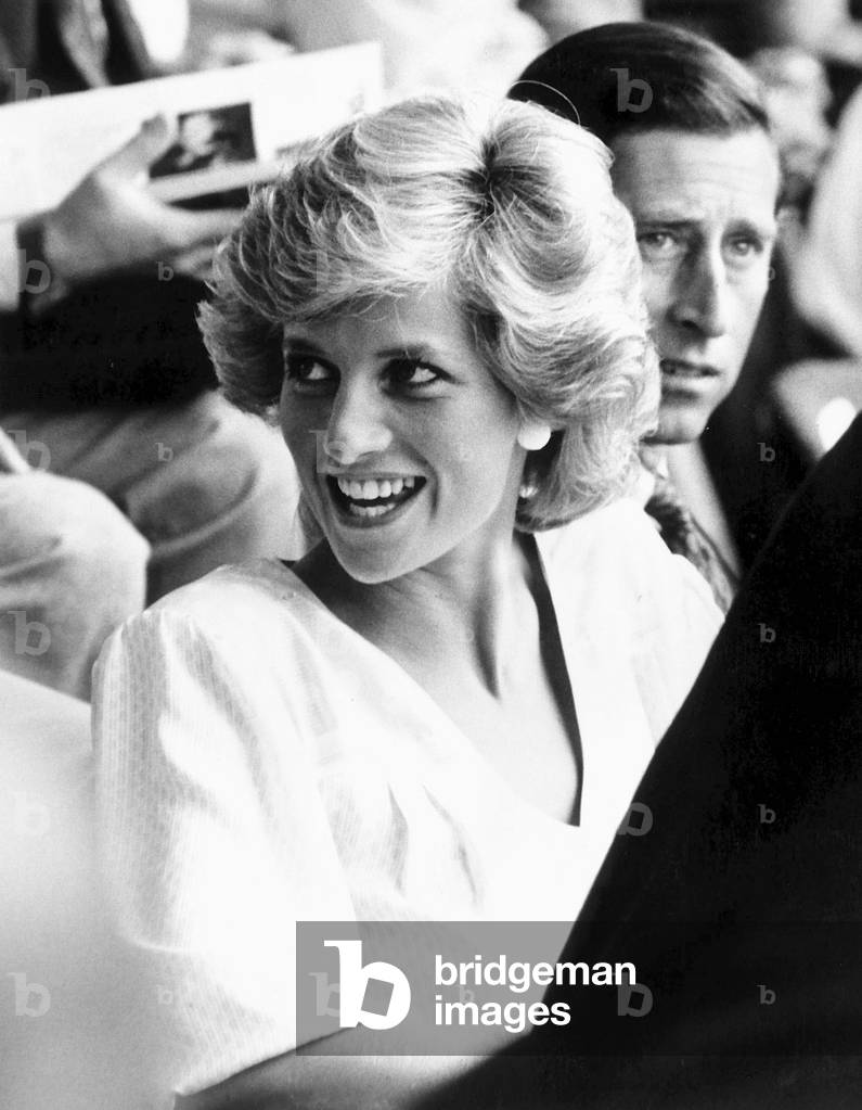 Princess Diana and Prince Charles at Live Aid Concert 1985
Wembley Stadium