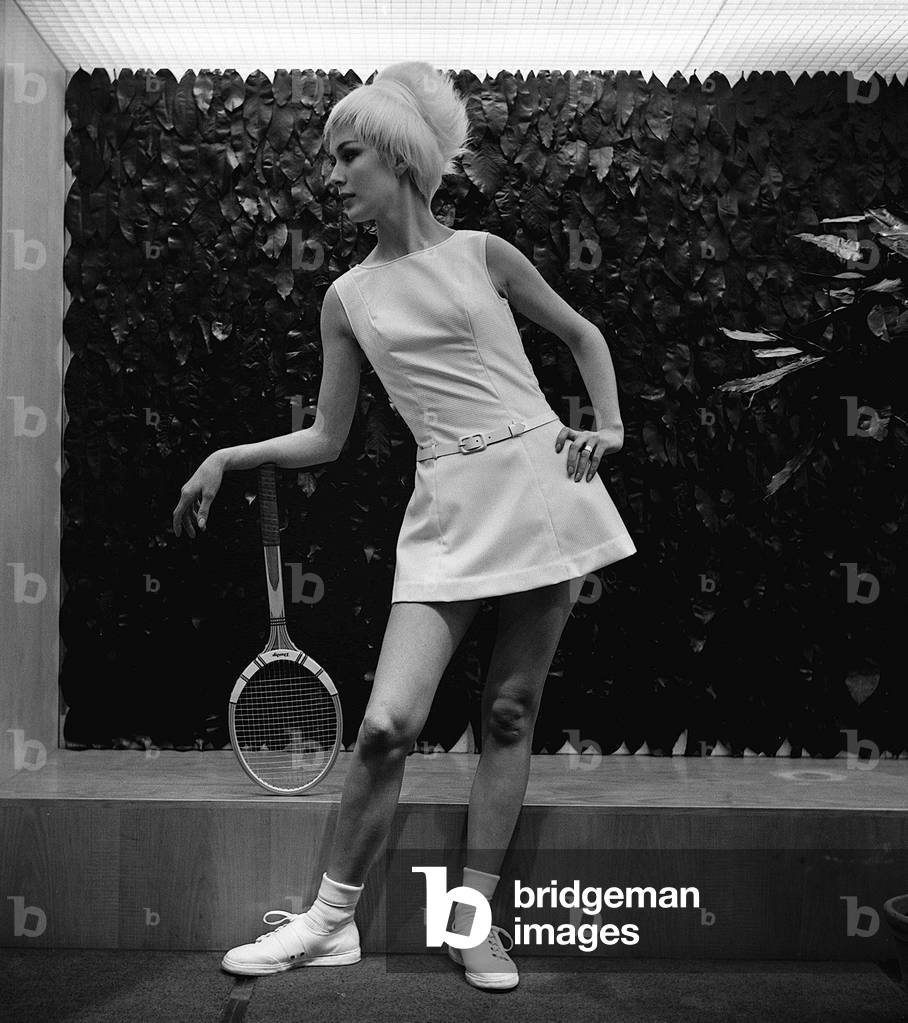 Teddy Tinling Fashion, 1963 (b/w photo)