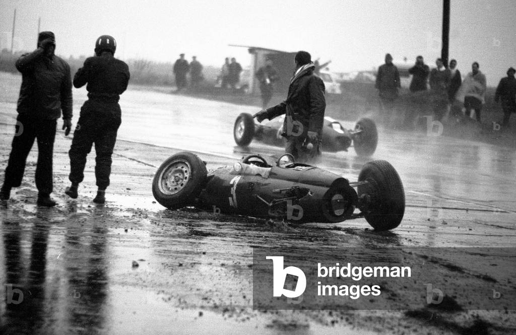 Daily Mirror International trophy race at Snetterton, 14 March 1964 (b/w photo)