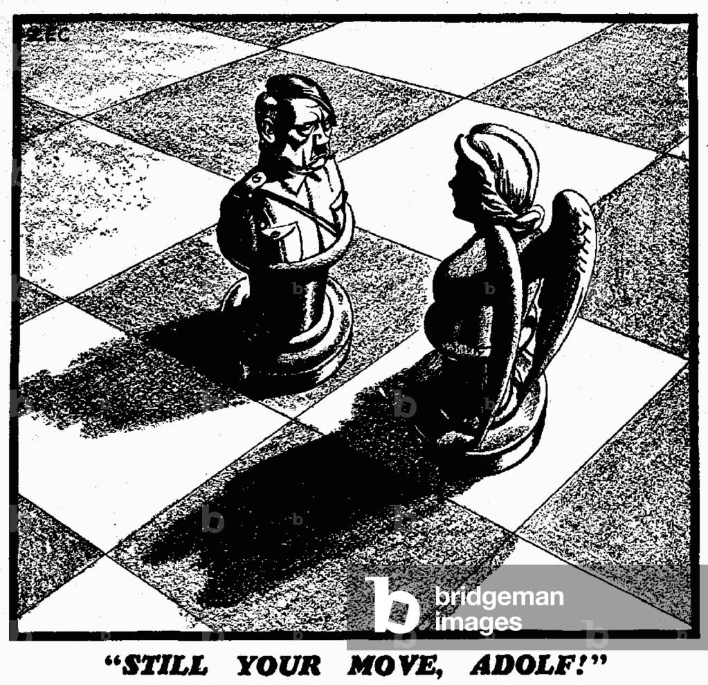 Still Your Move, Adolf 17th October 1939 (b/w photo)