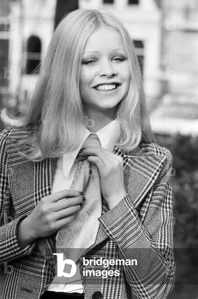 Young model Jo Howard aged 16 years old, pictured January, 1972 (b/w photo)