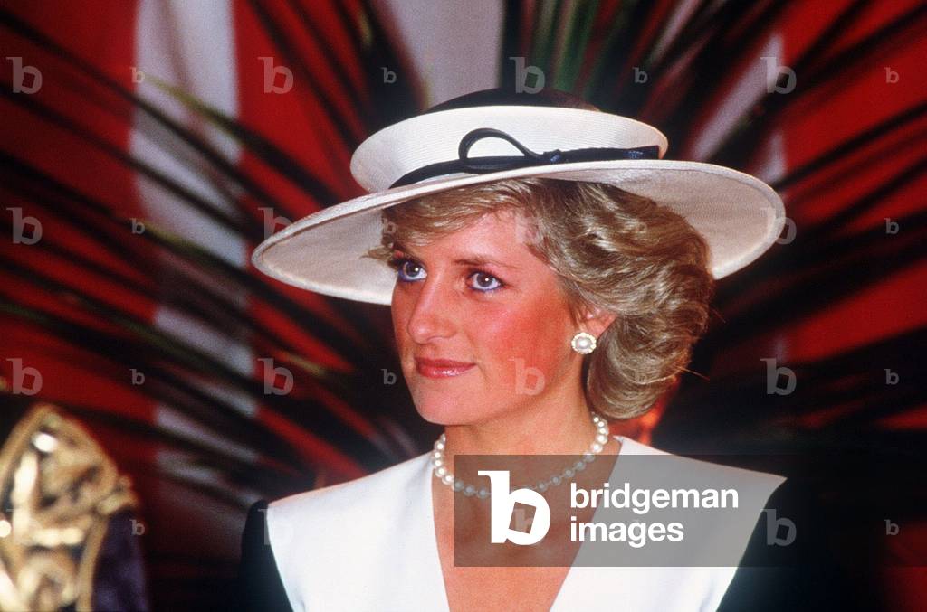 Princess Diana at the Guildhall to receive Freedom of the City of London 
July 1987