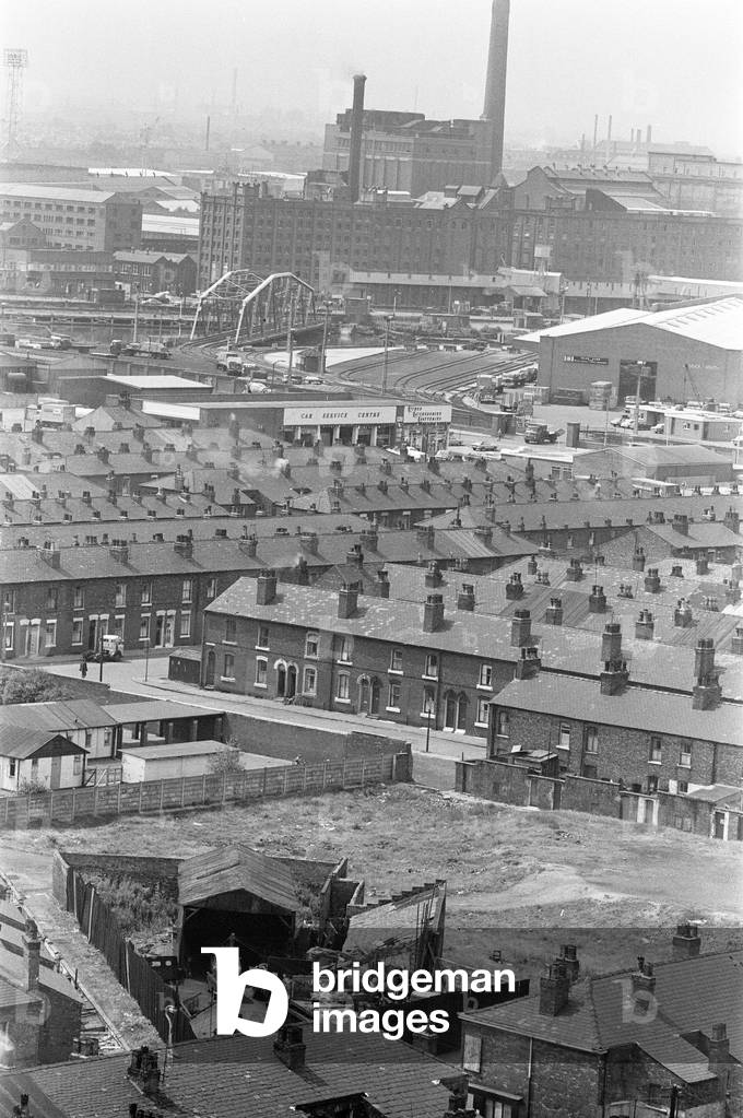 Salford, Manchester, 16th July 1974 (b/w photo)