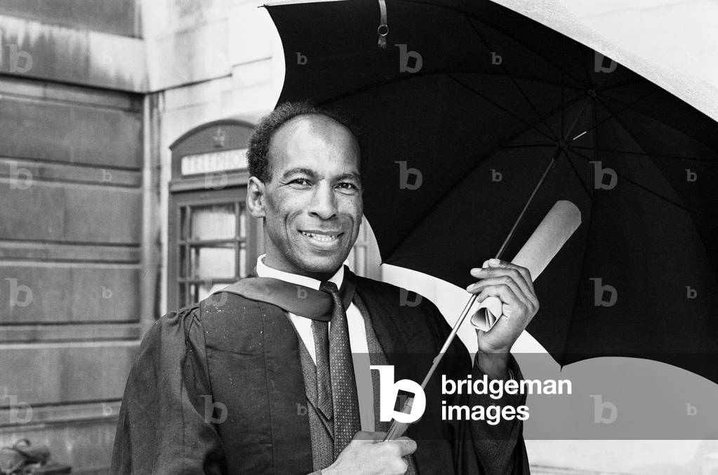 Cec Thompson (39), former Great Britain and Ireland professional Rugby League player, pictured after receiving Economics Degree from the University of Leeds, July 1968.