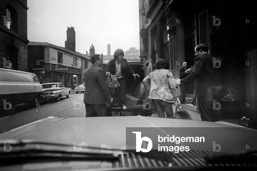 The Rolling Stones arriving at the Odeon Cinema in Manchester 3 October 1965 for their two shows.