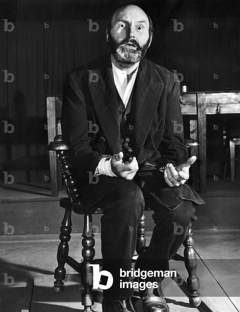 Maurice Denham Actor as Character Captain Wirz on stage. 1961