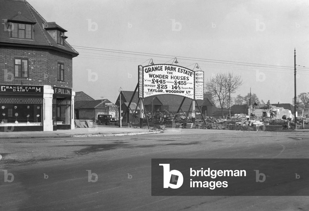 Hayes, Grange Farm Estate, advert for new houses 18 March 1932