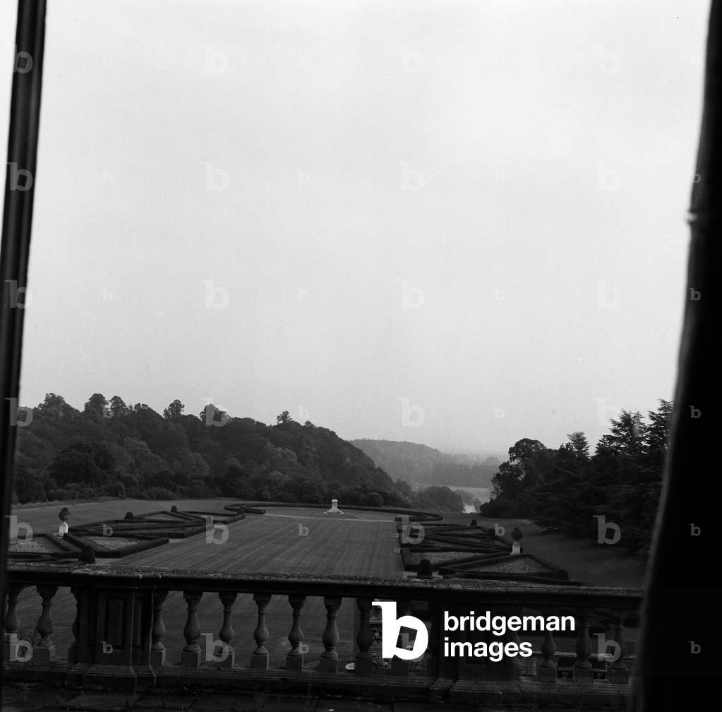 Terrace and Gardens, Cliveden House, Taplow, Buckinghamshire, England, 5th July 1963.