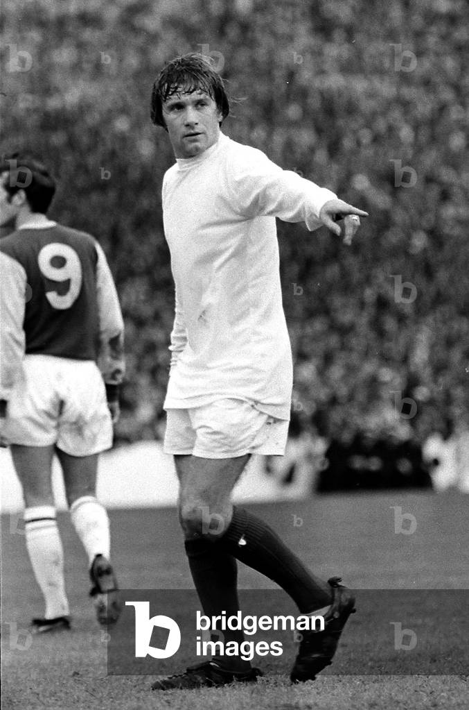 John Fitzpatrick of Manchester United Manchester United versus Burnley at Turf MoorOctober 1968 (photo)