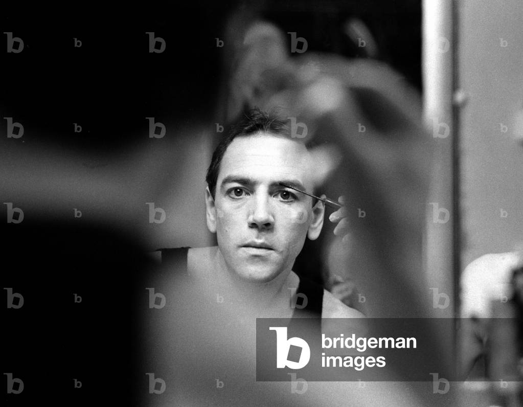 Robert Lindsay actor who is starring as Bill Snibson in the stage musical Me and My Girl at the Adelphi Theatre in London February 1985 (b/w photo)