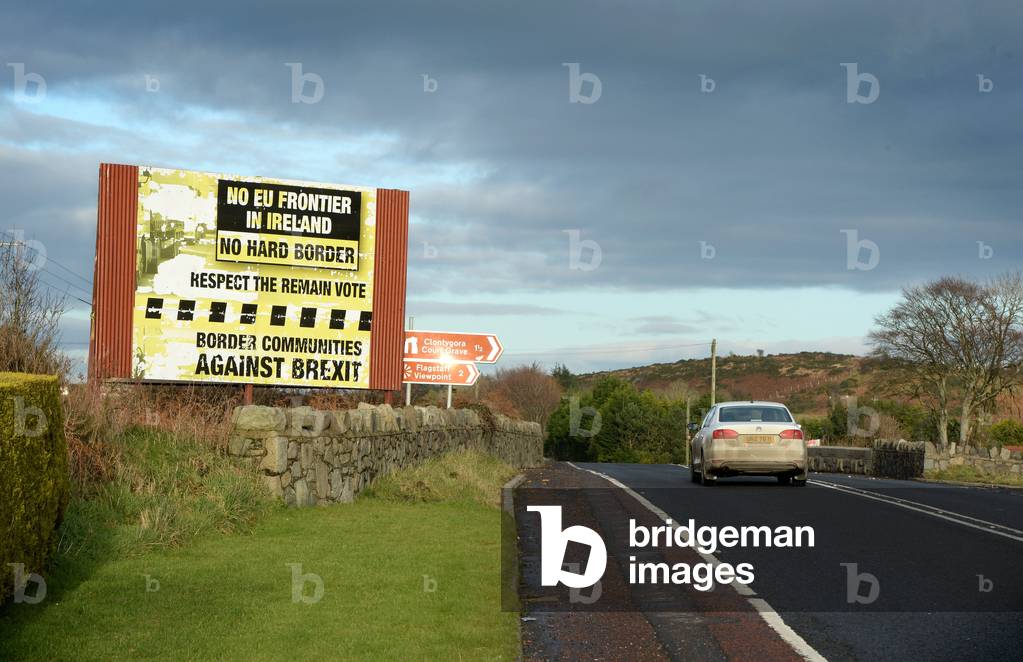 Brexit and Northern Ireland, 2017 billboard