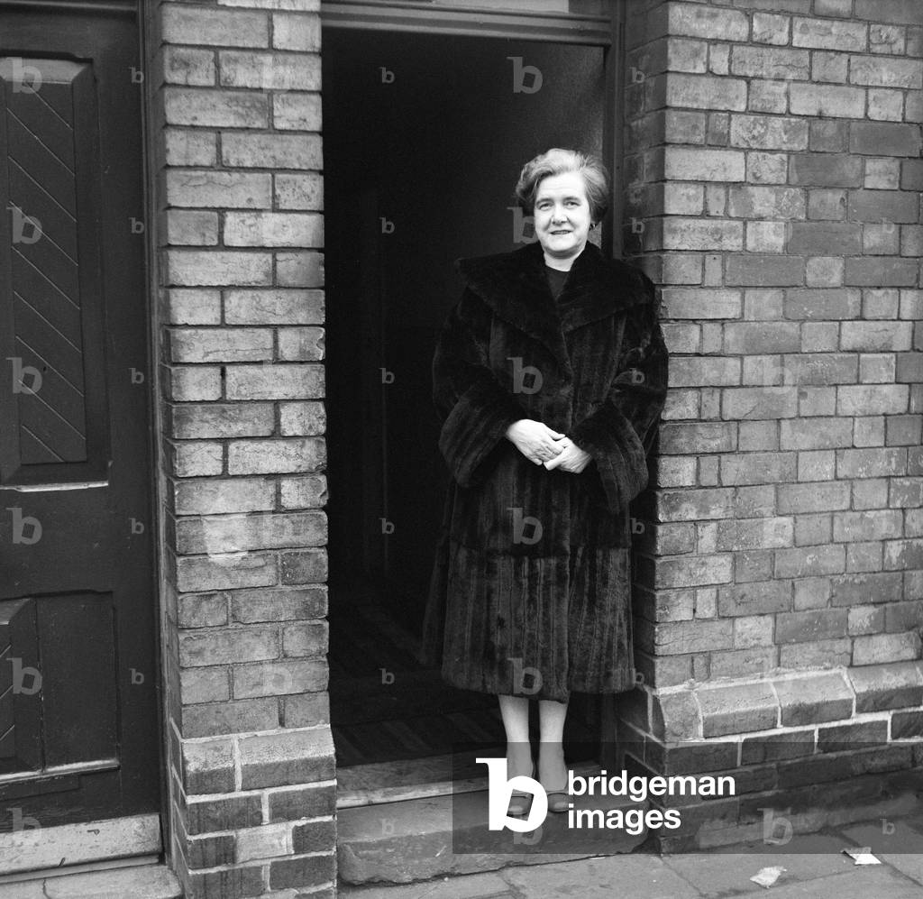The home of Shirley Bassey's mother Eliza (pictured) in Tiger Bay, Cardiff. 22nd January 1960.