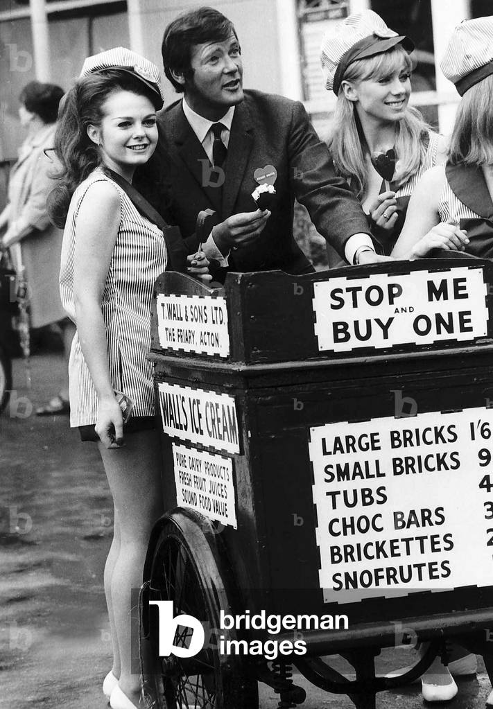 Roger Moore Actor who was in Battersea Park today to judge the Miss Variety Club Of Great Britain, 1969