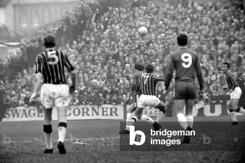 English League Division One Match. Crystal Palace v. Chelsea. December 1969 (photo)