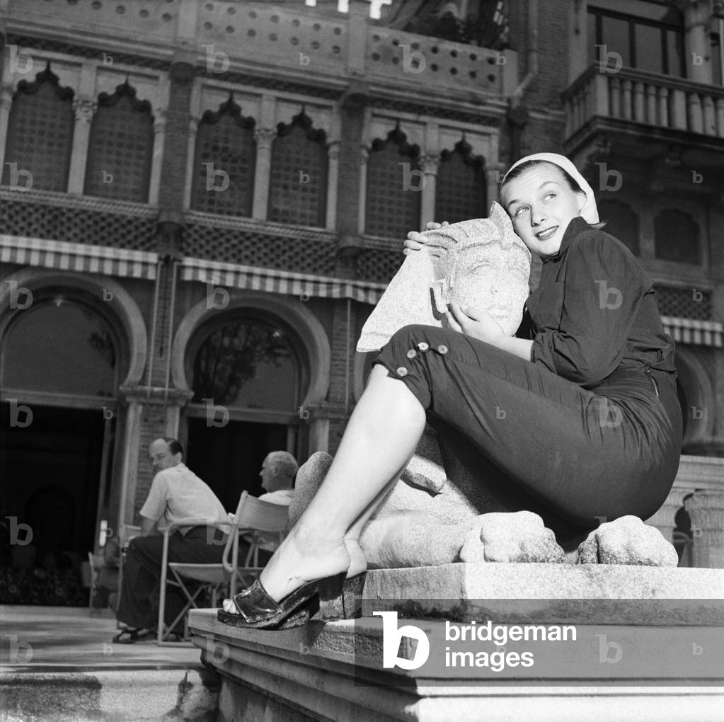 Venice Film Festival. Mariolina Bono. September 1952 C4464