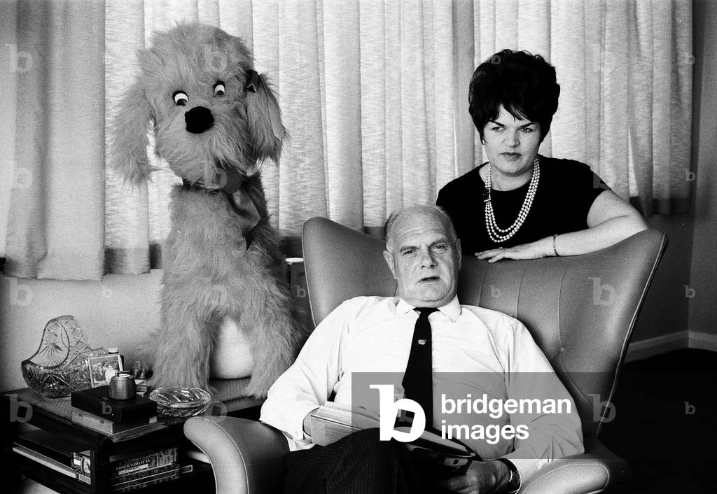 Retired Chief Inspector John du Rose of Scotland Yard, May 1970 (b/w photo)