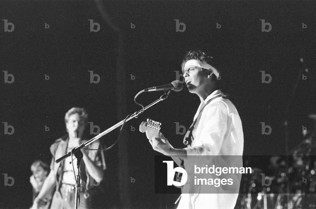 Duran Duran in Concert, NEC, Birmingham, 12th December 1983 (b/w photo)