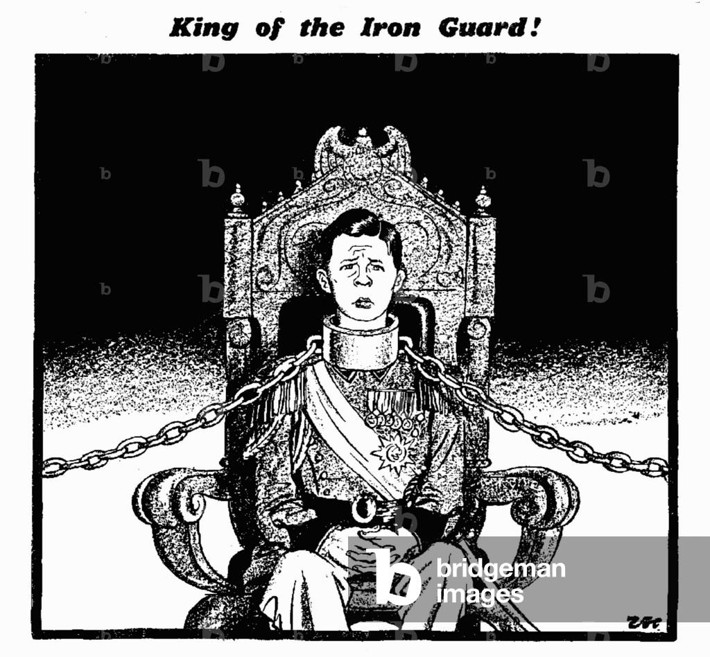 King of the Iron Guard, 7th September 1940 (b/w illustration)