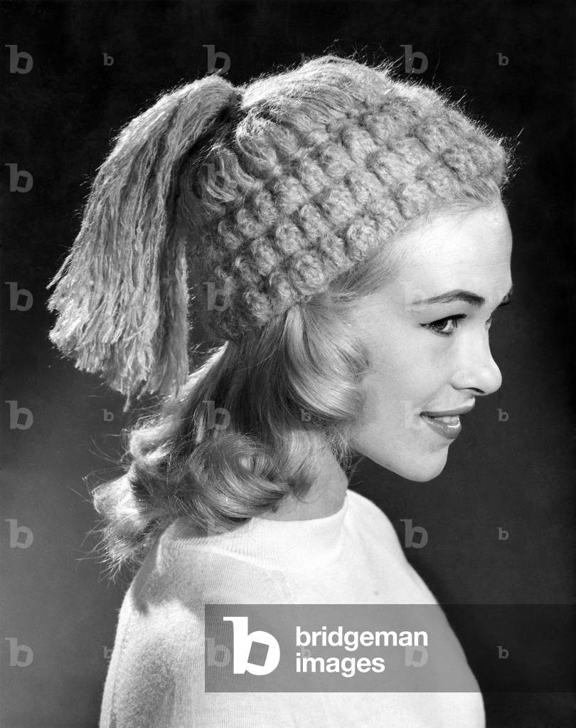 Reveille Fashions: Jo Waring, February 1961 (b/w photo)