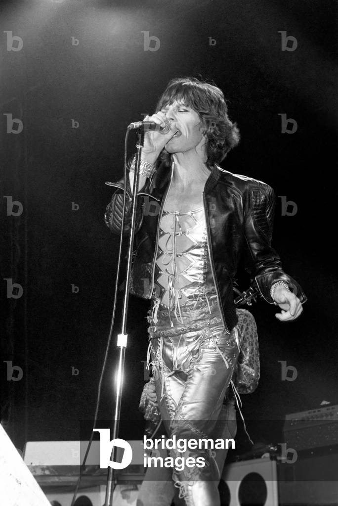 The Rolling Stones. September 1973 (b/w photo)