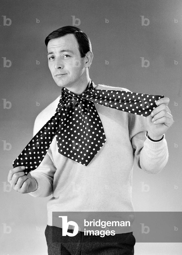 Model with Cravats, c.1967 (b/w photo)