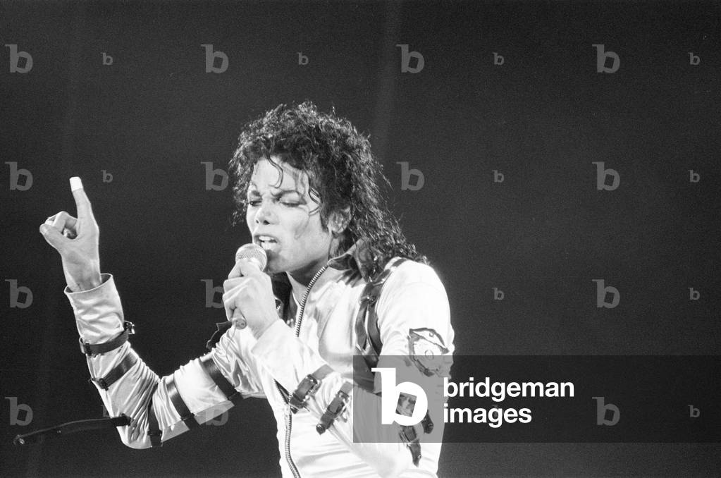 Michael Jackson, Bad Tour 1988, concert at Aintree Racecourse, Aintree, Merseyside, England, 11th September 1988.