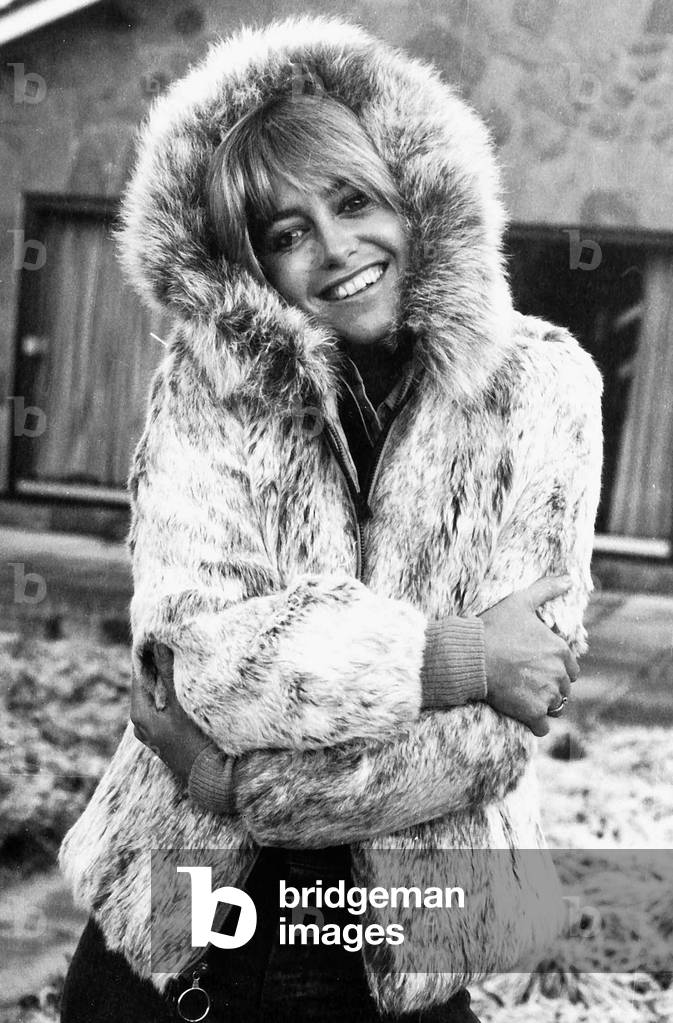 Susan George British actress 1976 (b/w photo)