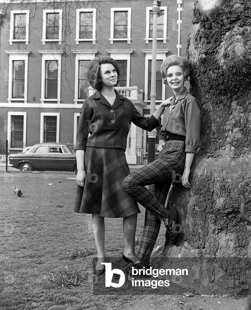 Digby Morton Autumn Collection, 1962 (b/w photo)