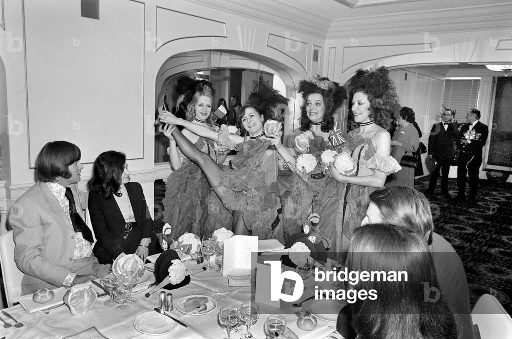 Due to the Mild winter we are enjoying new Cauliflower from Brittany is reaching this country 5 weeks early. Four Can-Can dancers Biba Brookman, Diana Regal, Robbie Hart and Nicky Billiyard introduced the delicious vegetable is a spirited Can Can which they call the Cauli Can Can. January 1975