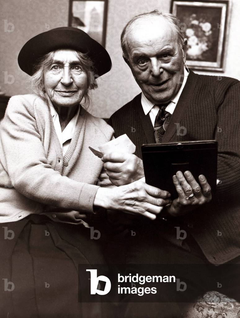 Old People, c.1960 (b/w photo)